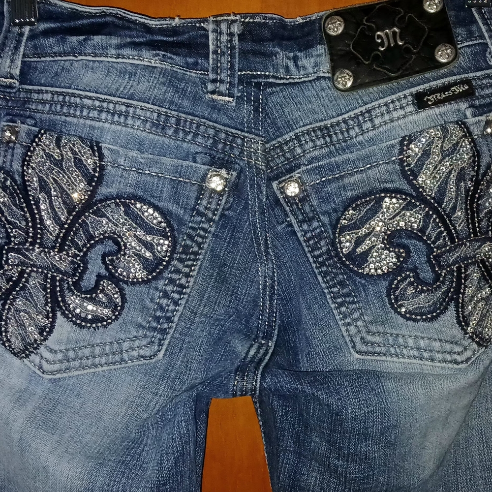 Miss Me Blue Embellished Women's Jeans